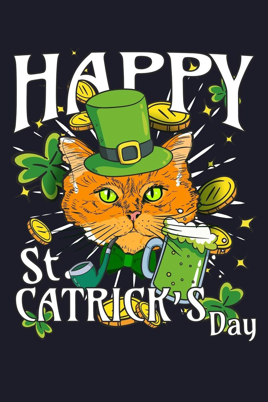 Happy St. Catrick's Day: Blank Paper Sketch Book - Artist Sketch Pad Journal for Sketching, Doodling, Drawing, Painting or Writing