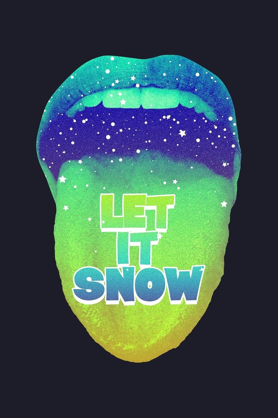 Let It Snow: Blank Paper Sketch Book - Artist Sketch Pad Journal for Sketching, Doodling, Drawing, Painting or Writing