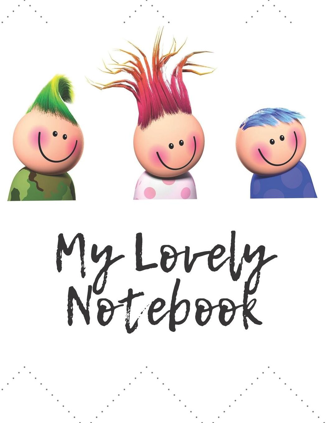 My Lovely Notebook: School Journal Personal Notebook with Dolls Perfect for Drawing, Writing, School Student Office Home and Class; 110 Lined Pages