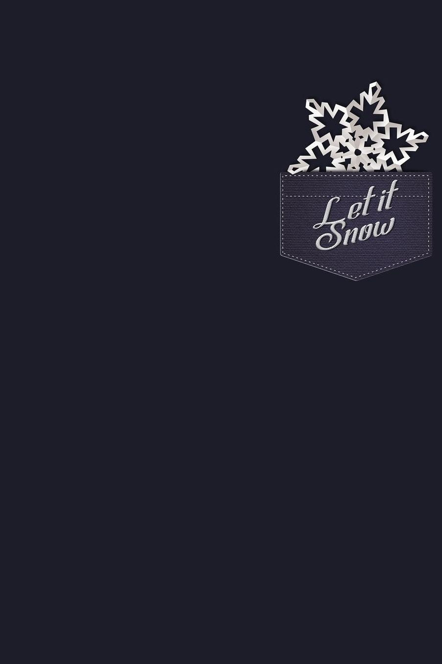 Let It Snow: Blank Paper Sketch Book - Artist Sketch Pad Journal for Sketching, Doodling, Drawing, Painting or Writing
