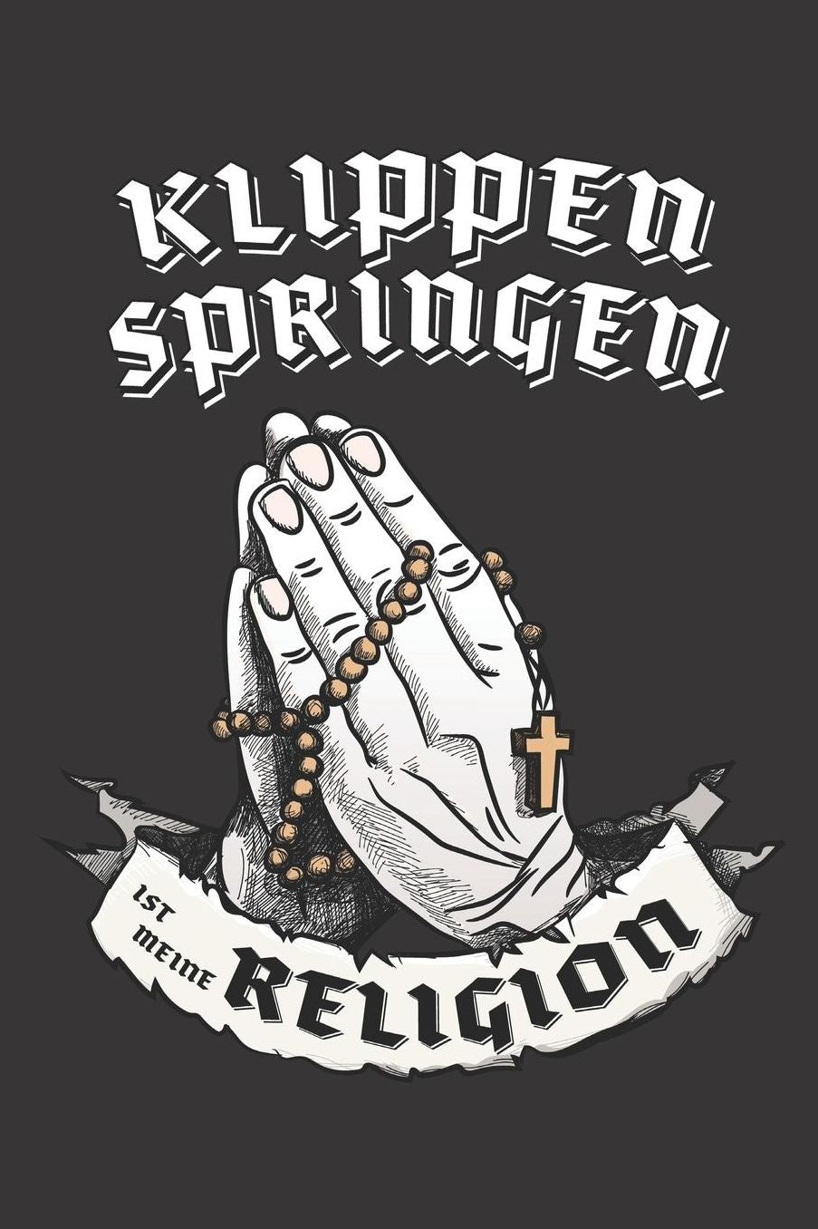 Klippenspringen Ist Meine Religion: DIN A5 6x9 I 120 Seiten I Kariert I Notizbuch I Notizheft I Notizblock I Geschenk I Geschenkidee