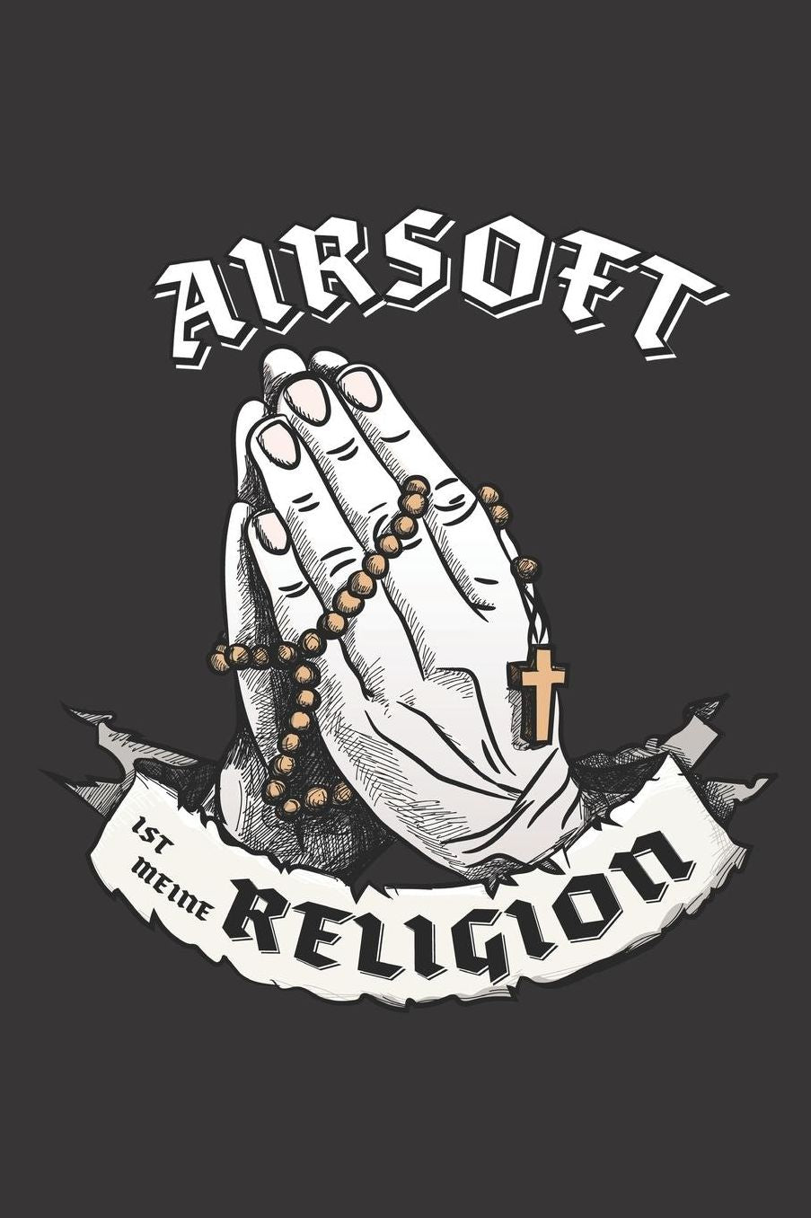 Airsoft Ist Meine Religion: DIN A5 6x9 I 120 Seiten I Kariert I Notizbuch I Notizheft I Notizblock I Geschenk I Geschenkidee