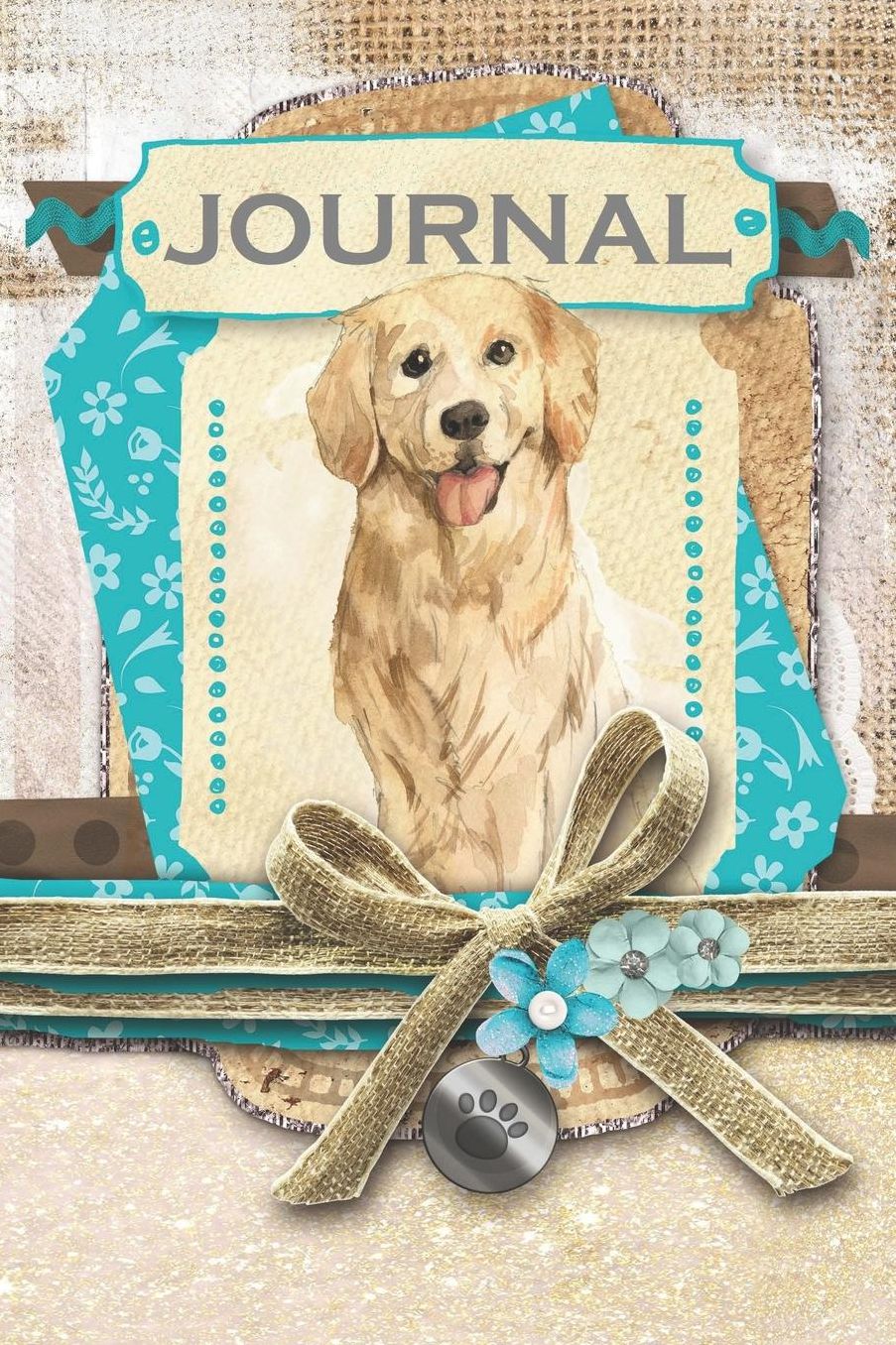 Journal: Golden Retriever diary with 120-pages