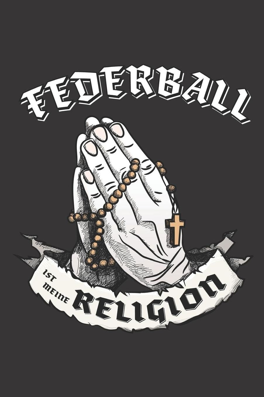 Federball Ist Meine Religion: DIN A5 6x9 I 120 Seiten I Kariert I Notizbuch I Notizheft I Notizblock I Geschenk I Geschenkidee
