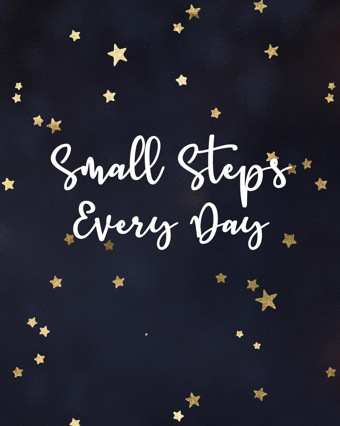 Small Steps Every Day: Women Entrepreneur Notebook - Inspirational Quote for Girl Bosses - Write Down All Your Thoughts, Ideas, and Plans for Building Your Empire - 8 x 10 Inches -110 Wide Ruled Lined Pages