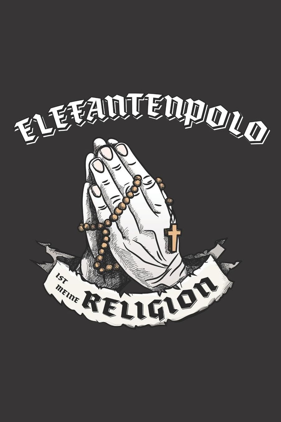 Elefantenpolo Ist Meine Religion: DIN A5 6x9 I 120 Seiten I Kariert I Notizbuch I Notizheft I Notizblock I Geschenk I Geschenkidee