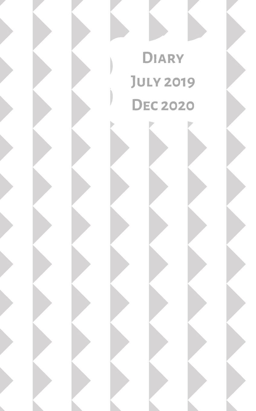 Diary July 2019 Dec 2020: 5x8 week to a page 18 month diary. Space for notes and to do list on each page. Perfect for teachers, students and small business owners. Grey & white design
