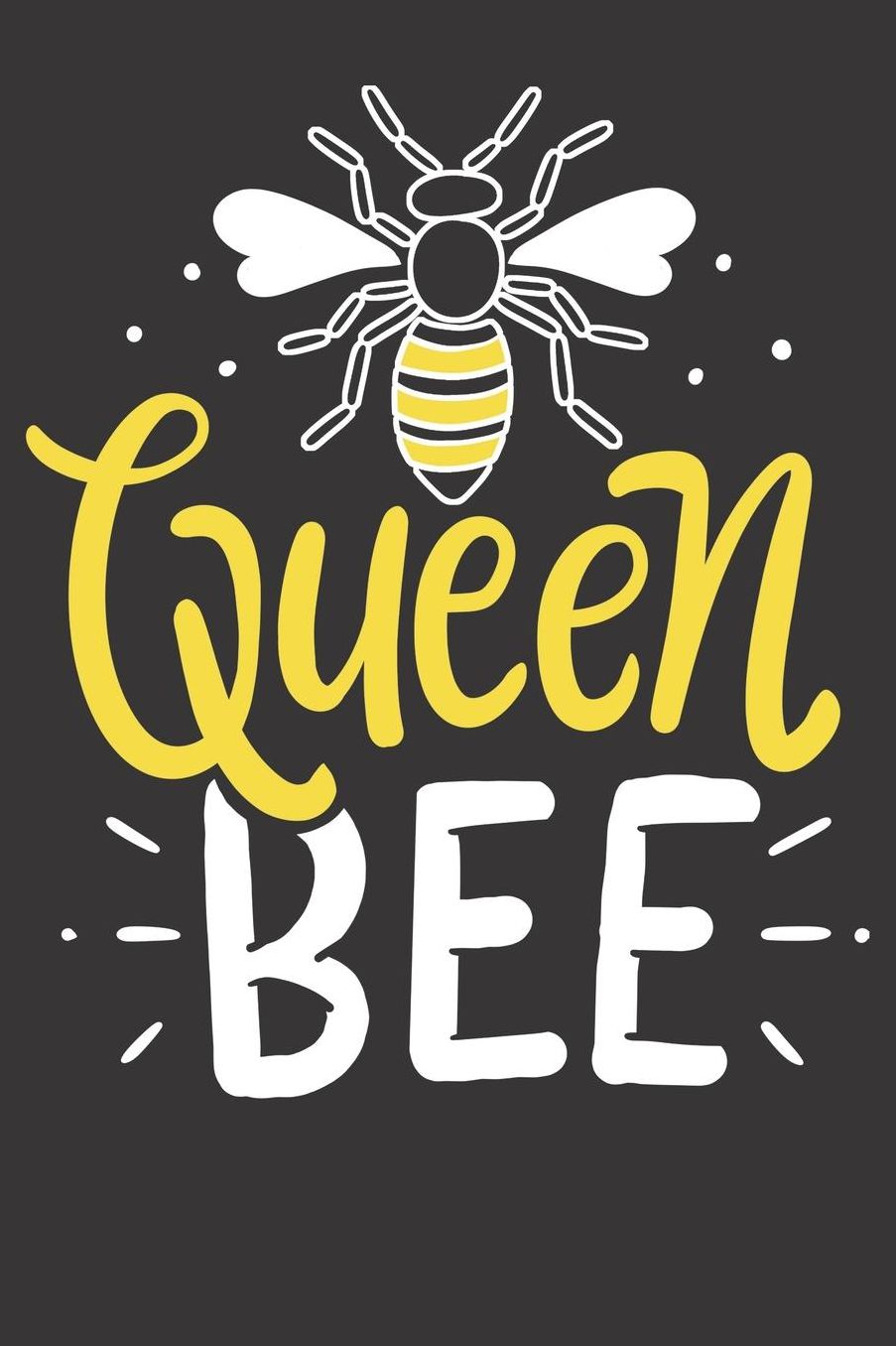 Notebook: Queen Bee Keeping Keeper Honey 6x9 Dot Grid Dotted 120 Pages