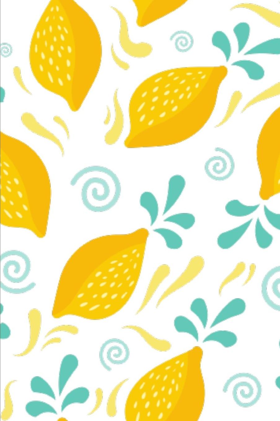 Cool Lemon Pattern: Lined Notebook Journal - For Lemon Lovers Enthusiasts Makers Eateries - Novelty Themed Gifts