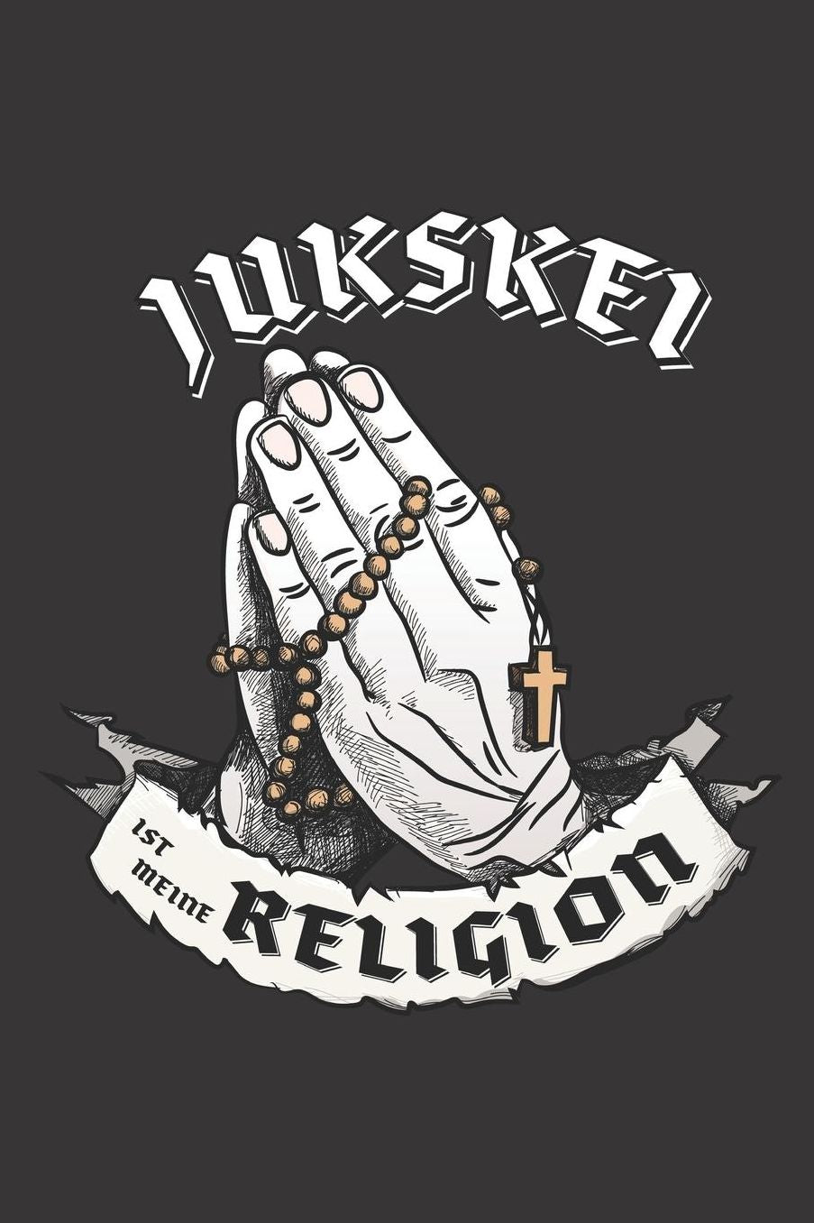 Jukskei Ist Meine Religion: DIN A5 6x9 I 120 Seiten I Kariert I Notizbuch I Notizheft I Notizblock I Geschenk I Geschenkidee