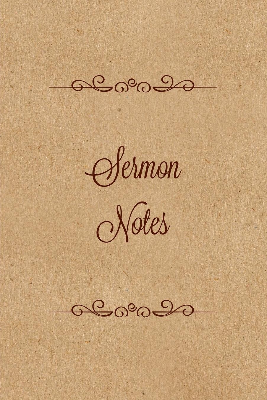 Sermon Notes: And Prayer Journal Perfect For Church Notebook