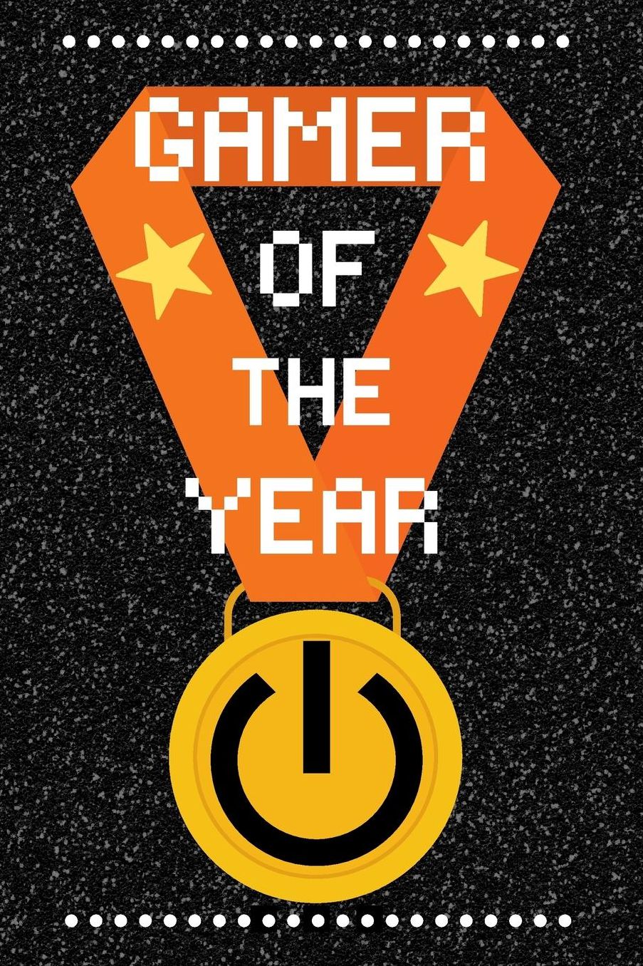 Gamer of the Year: Funny Gift Notebook/Journal for your friends and family who love gaming!