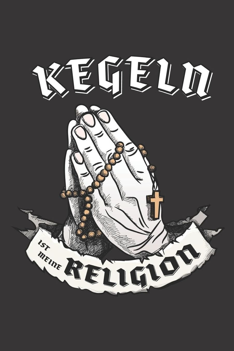 Kegeln Ist Meine Religion: DIN A5 6x9 I 120 Seiten I Kariert I Notizbuch I Notizheft I Notizblock I Geschenk I Geschenkidee