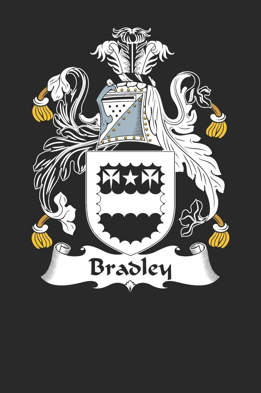 Bradley: Bradley Coat of Arms and Family Crest Notebook Journal (6 x 9 - 100 pages)