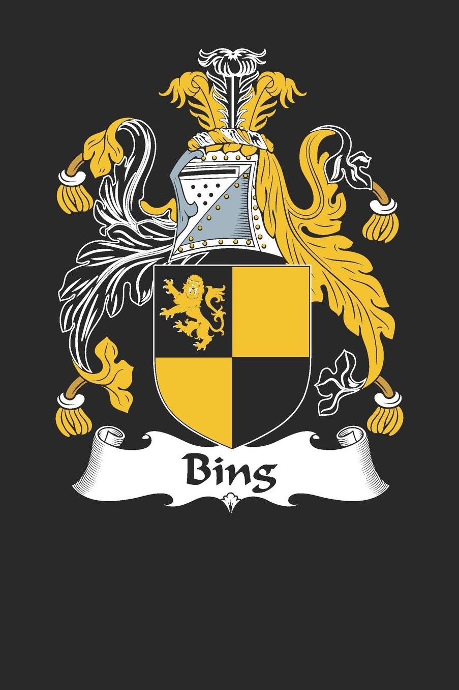 Bing: Bing Coat of Arms and Family Crest Notebook Journal (6 x 9 - 100 pages)