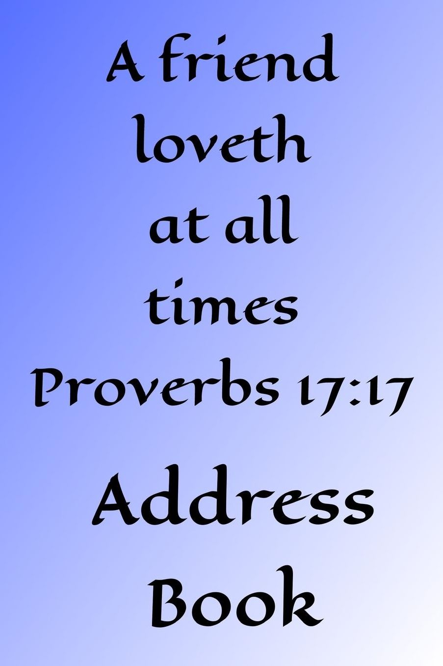 Address Book: Bible themed 6x9 100 pages 2
