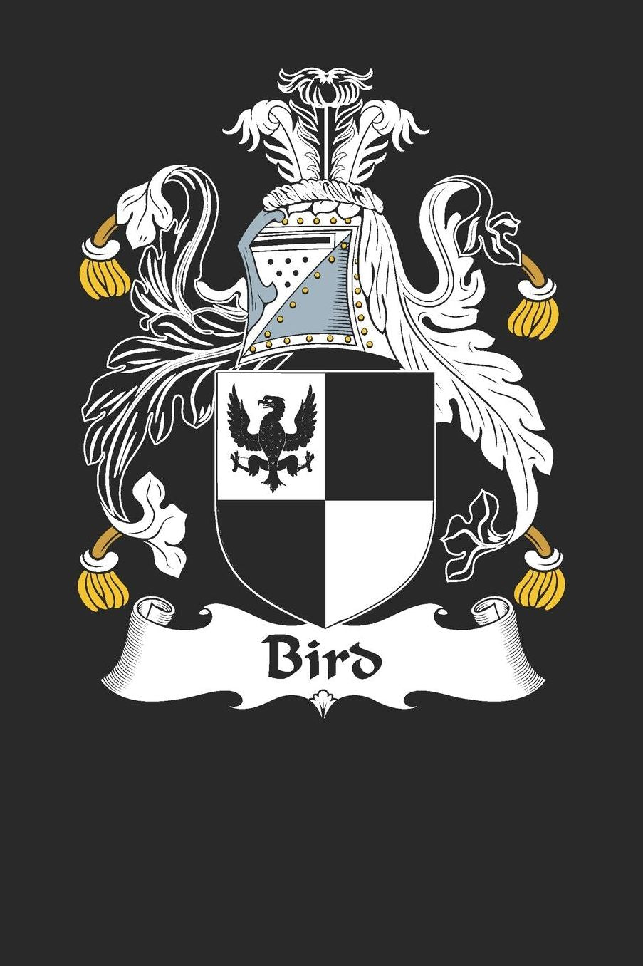 Bird: Bird Coat of Arms and Family Crest Notebook Journal (6 x 9 - 100 pages)