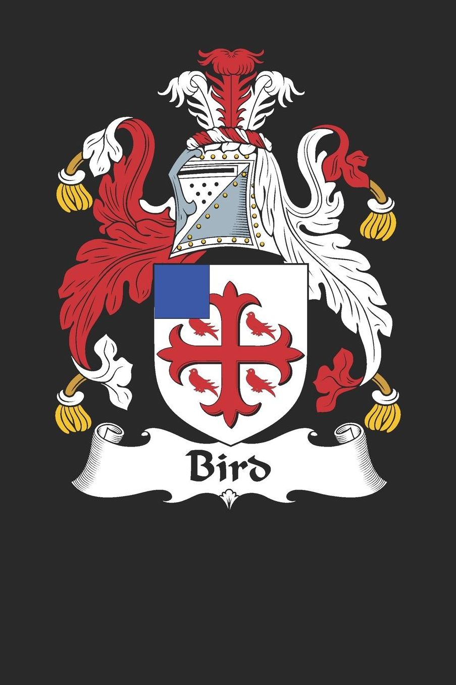Bird: Bird Coat of Arms and Family Crest Notebook Journal (6 x 9 - 100 pages)