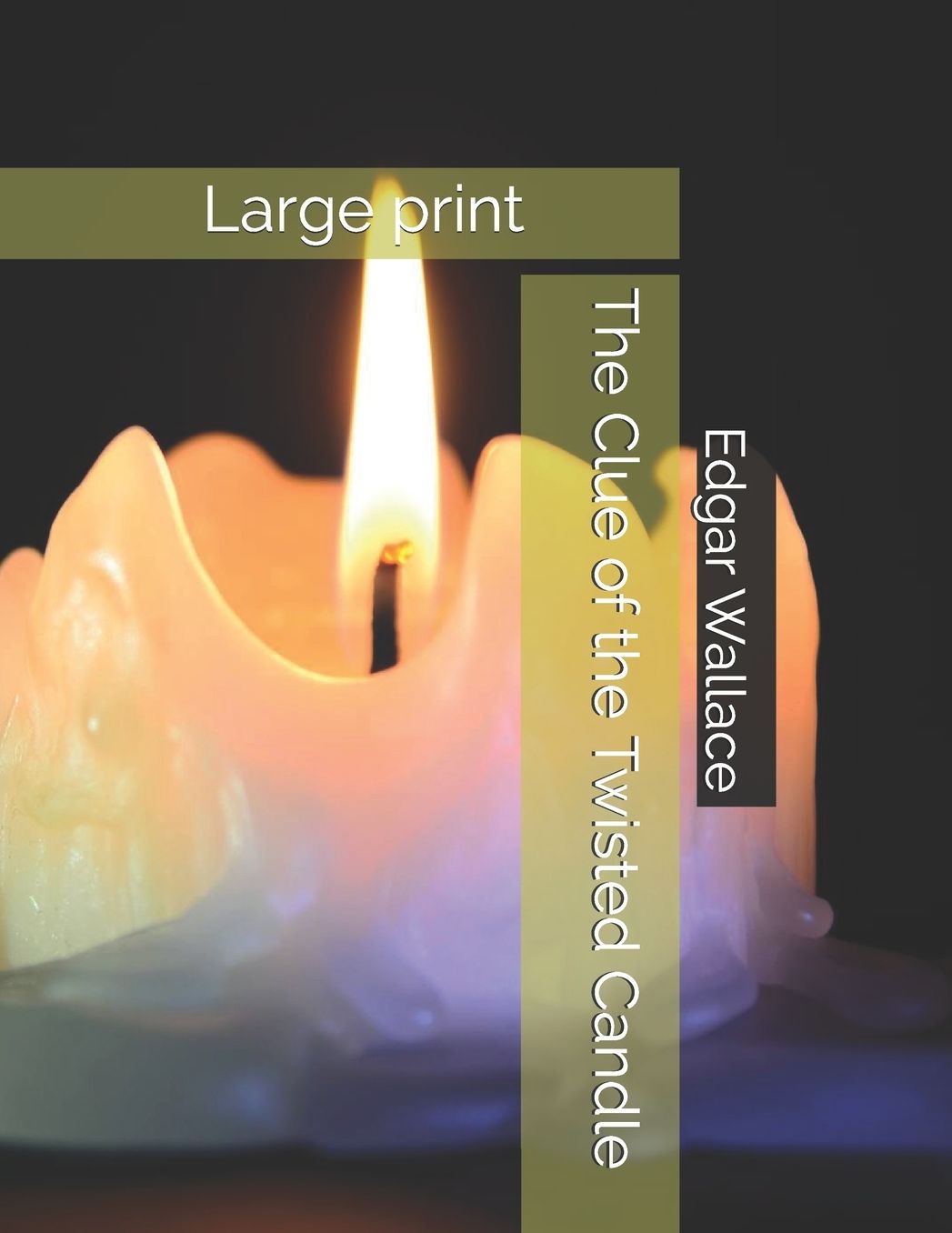 The Clue of the Twisted Candle: Large print