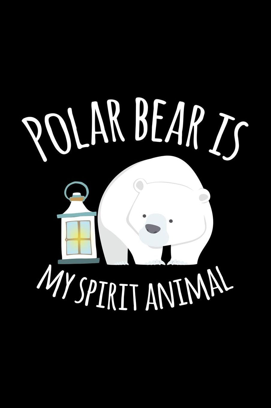 Polar Bear Is My Spirit Animal: Blank Paper Sketch Book - Artist Sketch Pad Journal for Sketching, Doodling, Drawing, Painting or Writing