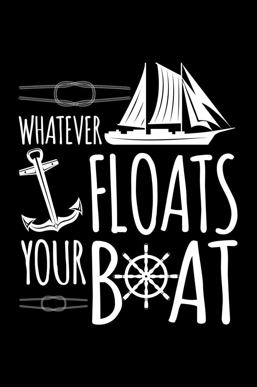 Whatever Floats Your Boat: Blank Paper Sketch Book - Artist Sketch Pad Journal for Sketching, Doodling, Drawing, Painting or Writing