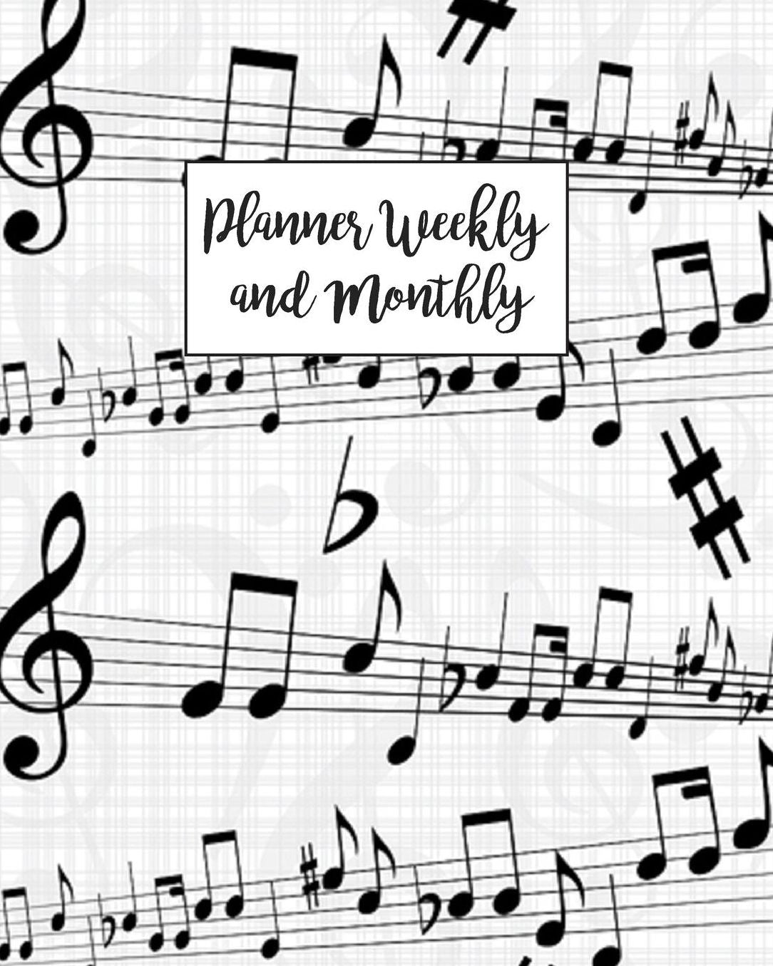 Planner Weekly and Monthly: Music Teacher Journal Planner Notebook Organizer Daily Weekly Monthly Annual Activities Calendars To Do Class Lists Grade Tracker Back to School Teacher Appreciation Gift Undated 8x10 150 Pages White Paper
