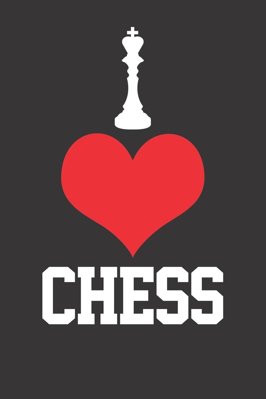 Notebook: I Love Chess King 6x9 Dot Grid Dotted 120 Pages