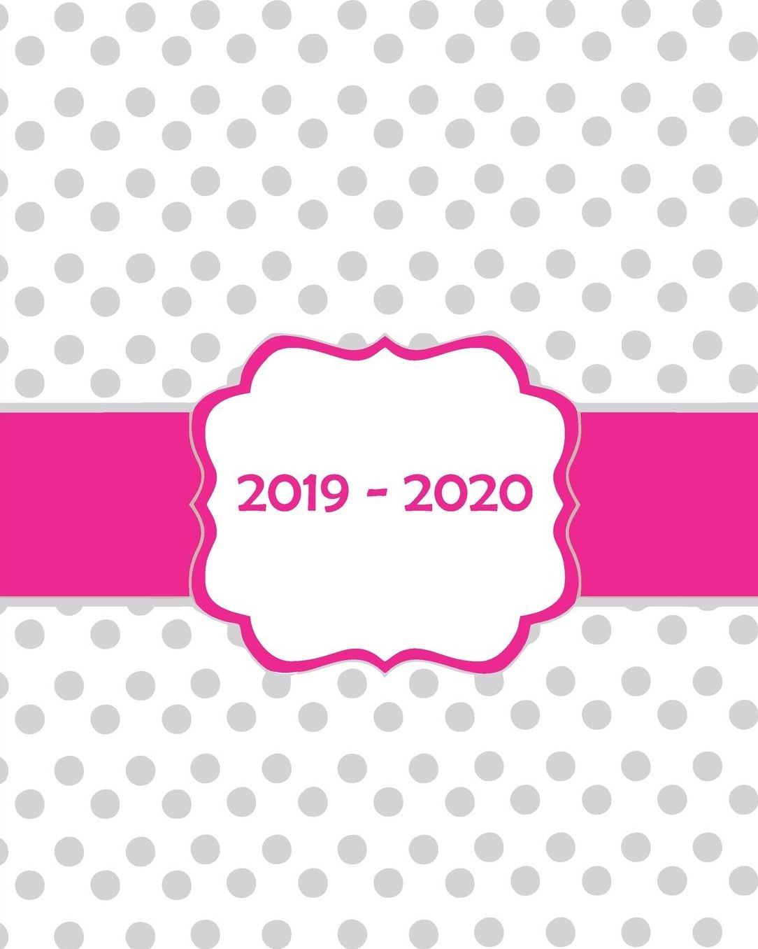 2019 - 2020: Pretty Pink Grey Circular Pattern Teacher Journal Planner Notebook Organizer Daily Weekly Monthly Annual Activities Calendars To Do Class Lists Grade Tracker Back to School Teacher Appreciation Gift Undated 8x10 150 Pages White Paper