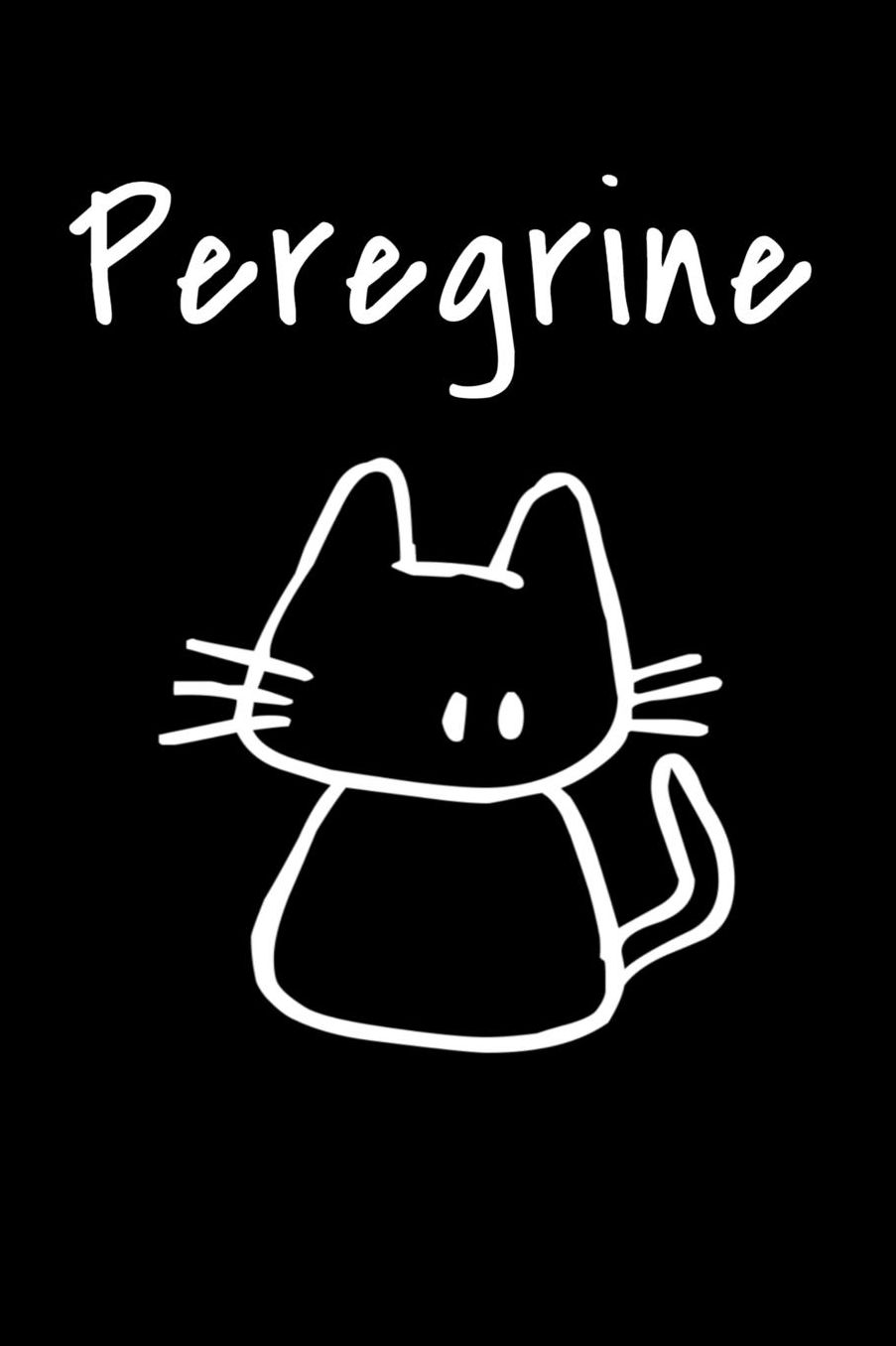 Peregrine: Composition Notebook Plain College Ruled Wide Lined 6 x 9 Journal Cute Meow Funny Kawaii Gifts for Cat Lover's Organizer Record Log Passwords Address Book Appointments & Diary Students Back to School Teens Kids Workbook for Writing Notes