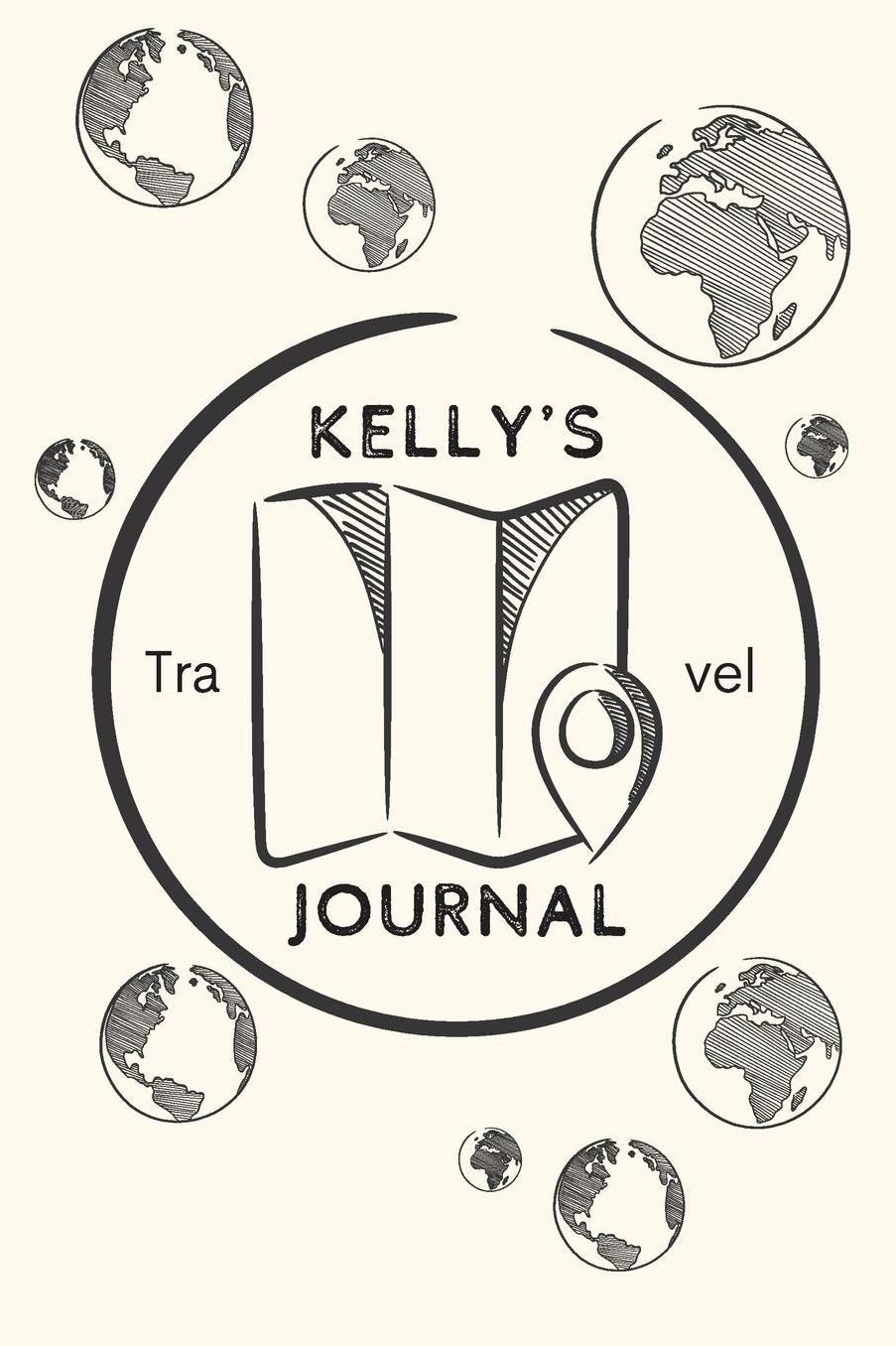 Kelly's Travel Journal: Personalized lined journal, notebook or travel diary. 6x9 Softcover 110 lined pages - Great Travel Gift!