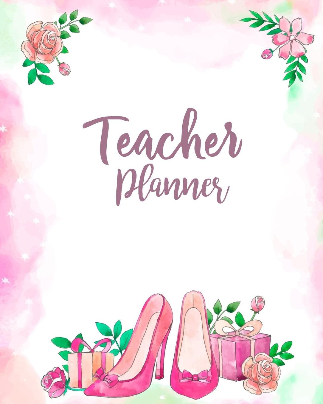 Teacher Planner: Pink Teacher Journal Planner Notebook Organizer Daily Weekly Monthly Annual Activities Calendars To Do Class Lists Grade Tracker Back to School Teacher Appreciation Gift Undated 8x10 150 Pages White Paper
