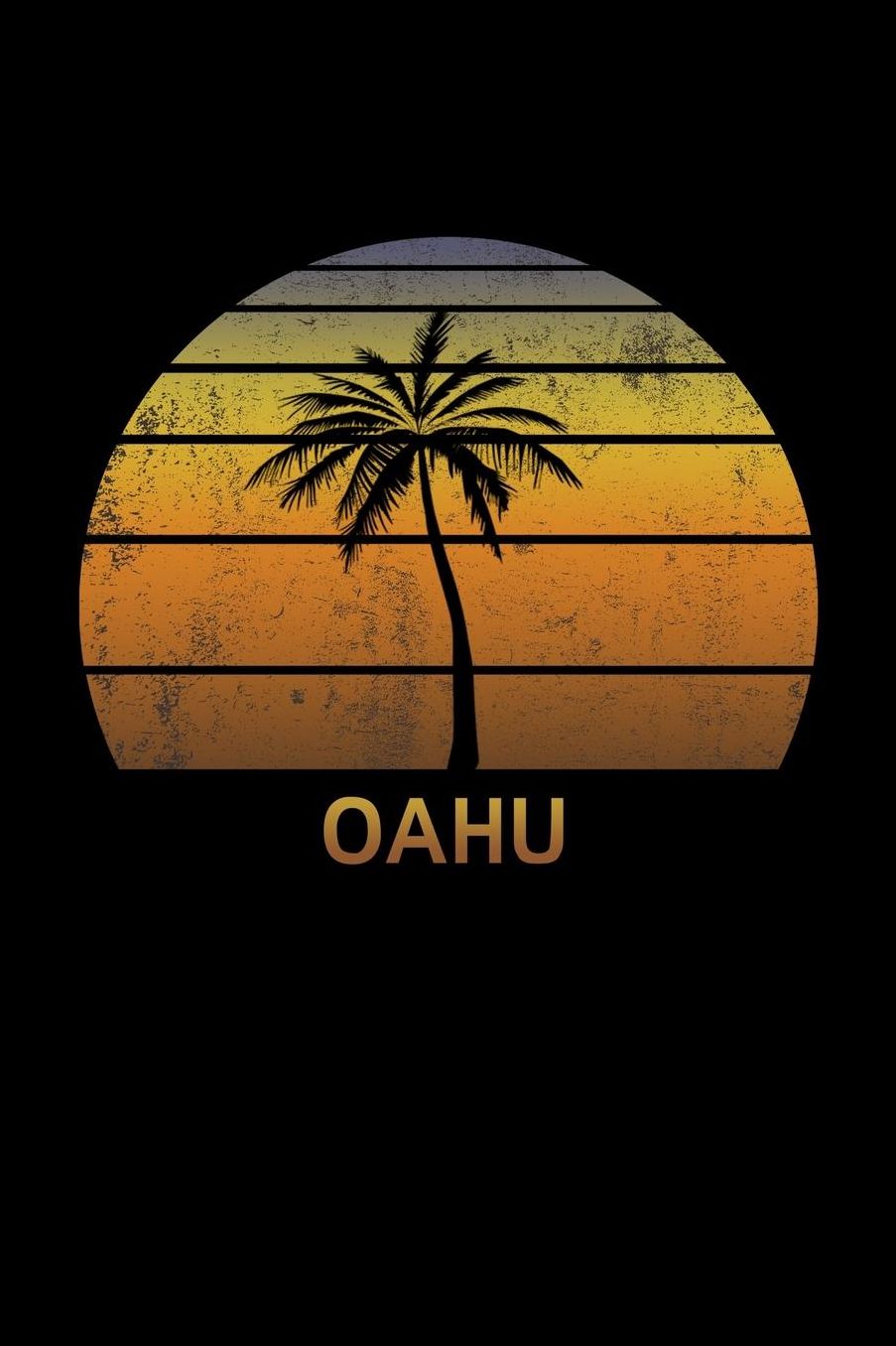Oahu: Hawaii Notebook Lined Wide Ruled Paper For Taking Notes. Stylish Journal Diary 6 x 9 Inch Soft Cover. For Home, Work Or School.