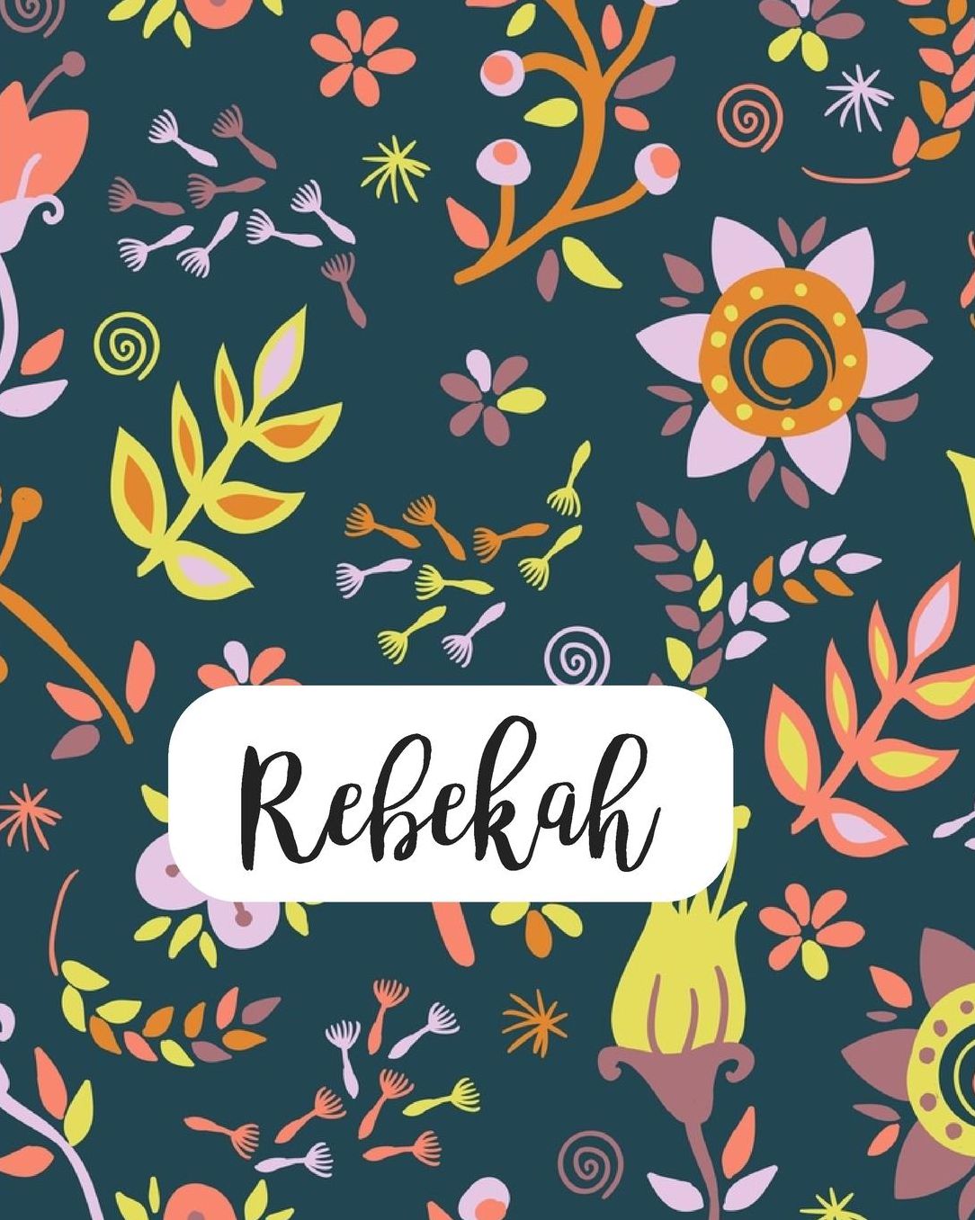 Rebekah: Teacher Journal Planner Notebook Organizer Daily Weekly Monthly Annual Activities Calendars To Do Class Lists Grade Tracker Back to School Teacher Appreciation Gift Undated 8x10 150 Pages White Paper