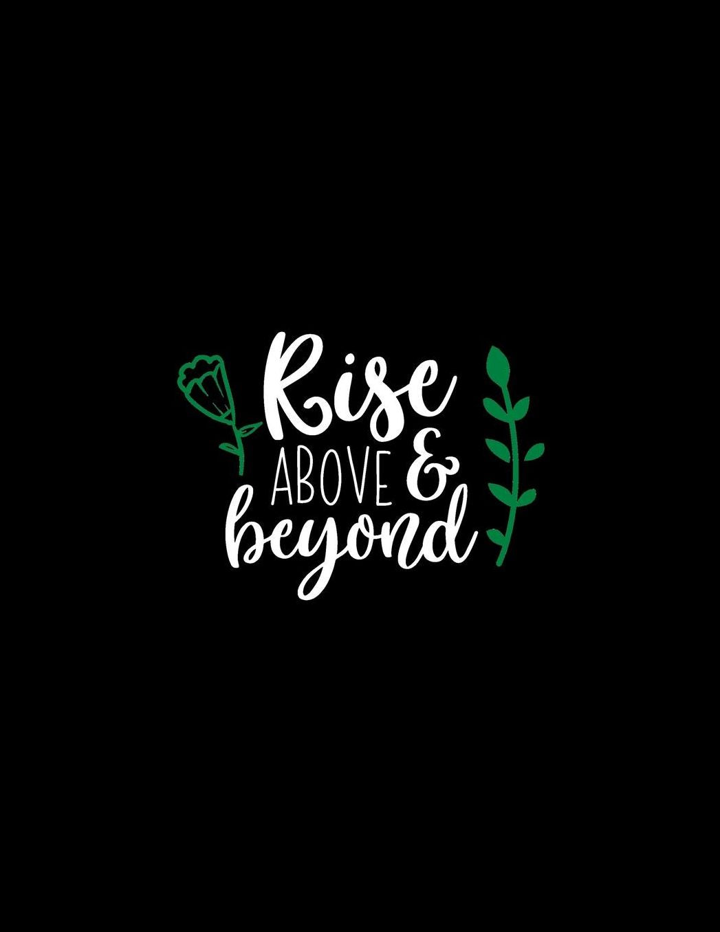 Rise Above & Beyond: Basketball Skills and Drills Book Middle School Coaching Notebook Featuring Blank CourtPages