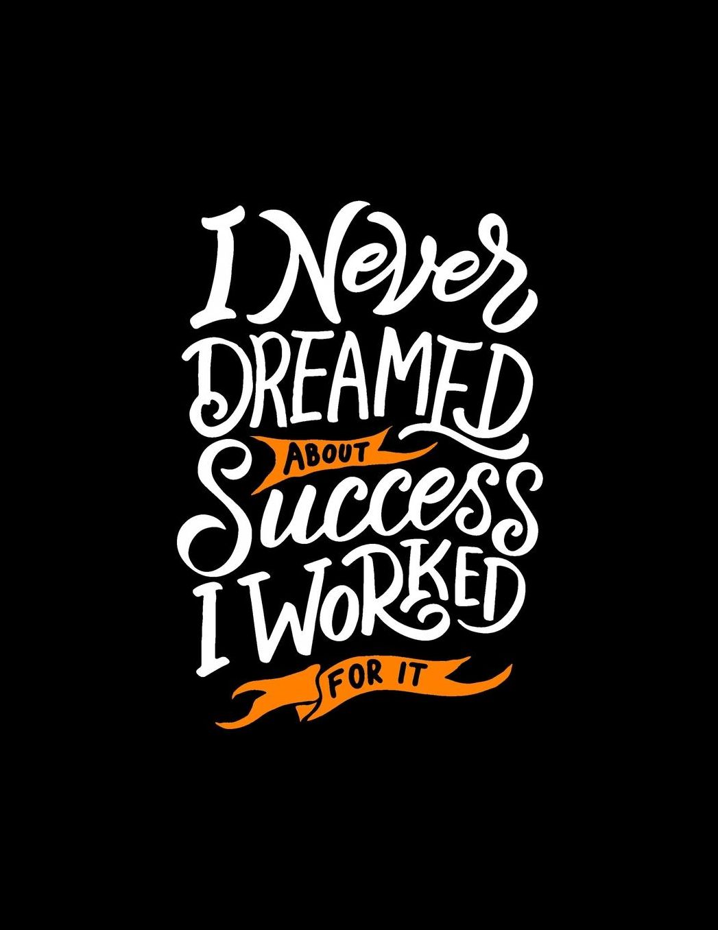 I Never Dreamed About Success I Worked For It: Basketball Coaches Planner High School Coaching Notebook For Drills andStrategies