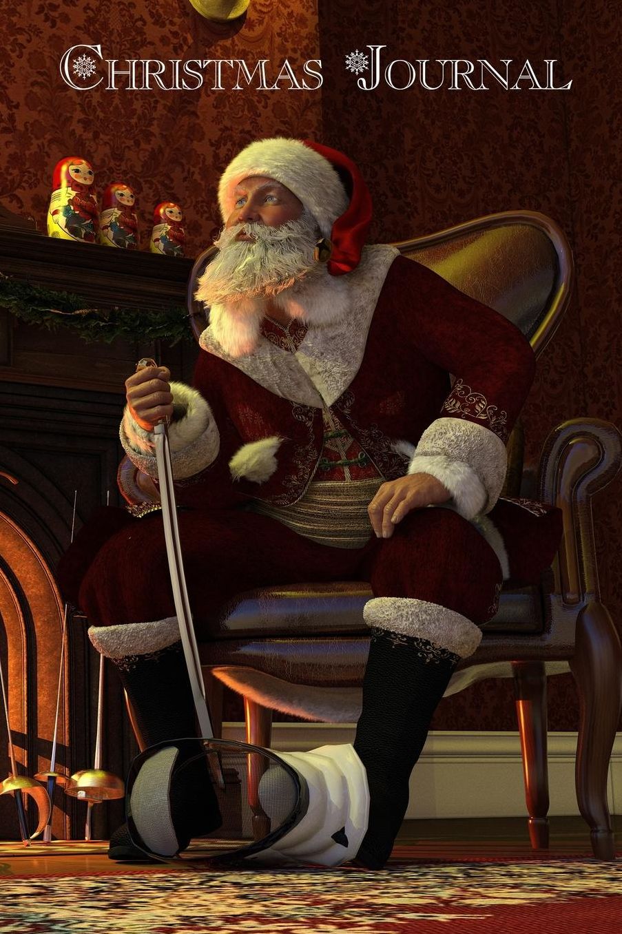 A Christmas Journal: A page numbered, lined journal with table of contents