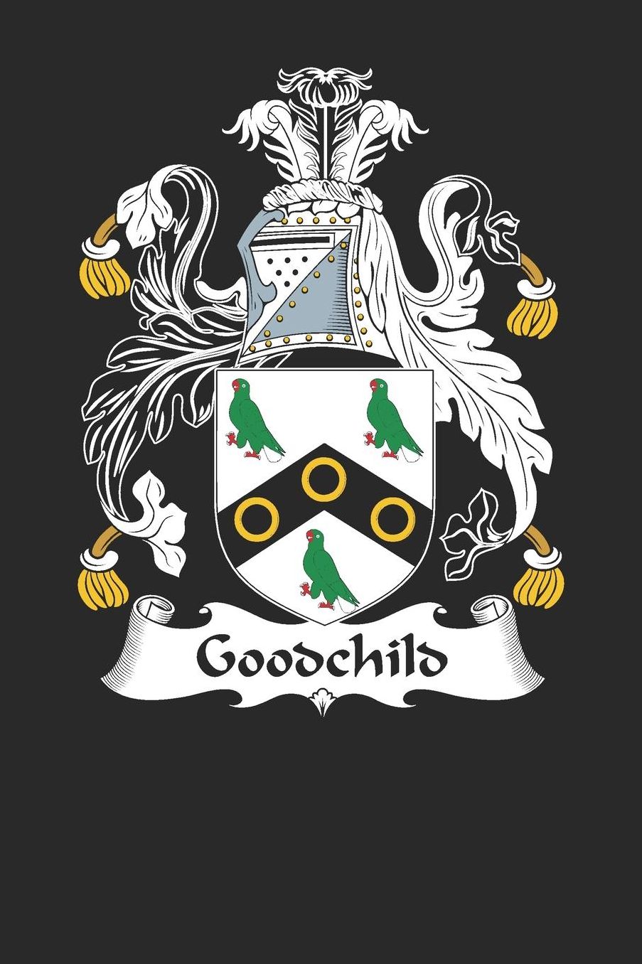 Goodchild: Goodchild Coat of Arms and Family Crest Notebook Journal (6 x 9 - 100 pages)