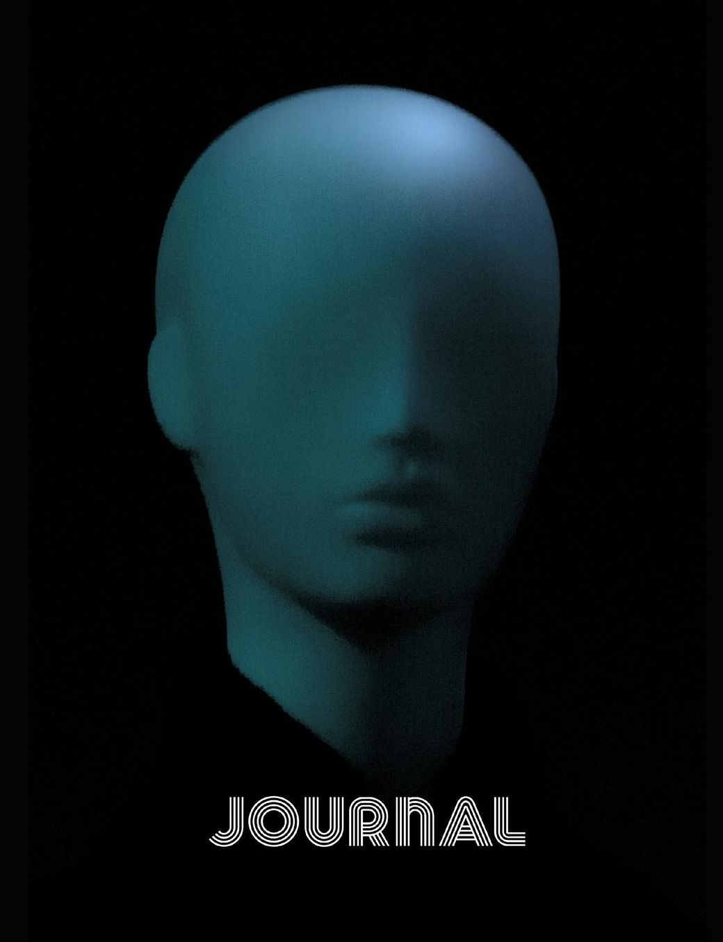 Journal: What Do Aliens Look Like? 7.44 x 9.69 in 100 pages college ruled lined