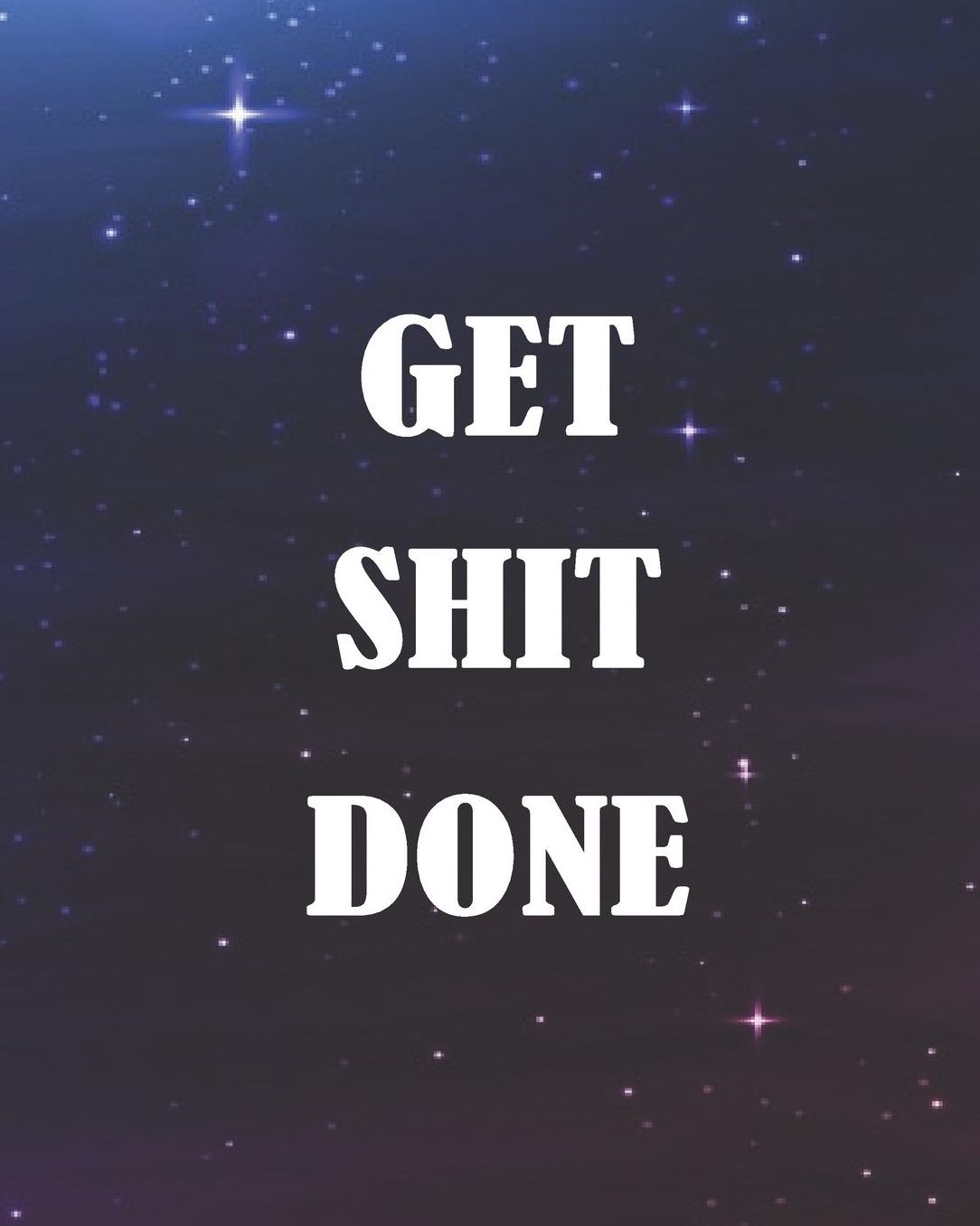 Get Shit Done: Blue Galaxy Teacher Journal Planner Notebook Organizer Daily Weekly Monthly Annual Activities Calendars To Do Class Lists Grade Tracker Back to School Teacher Appreciation Gift Undated 8x10 150 Pages White Paper