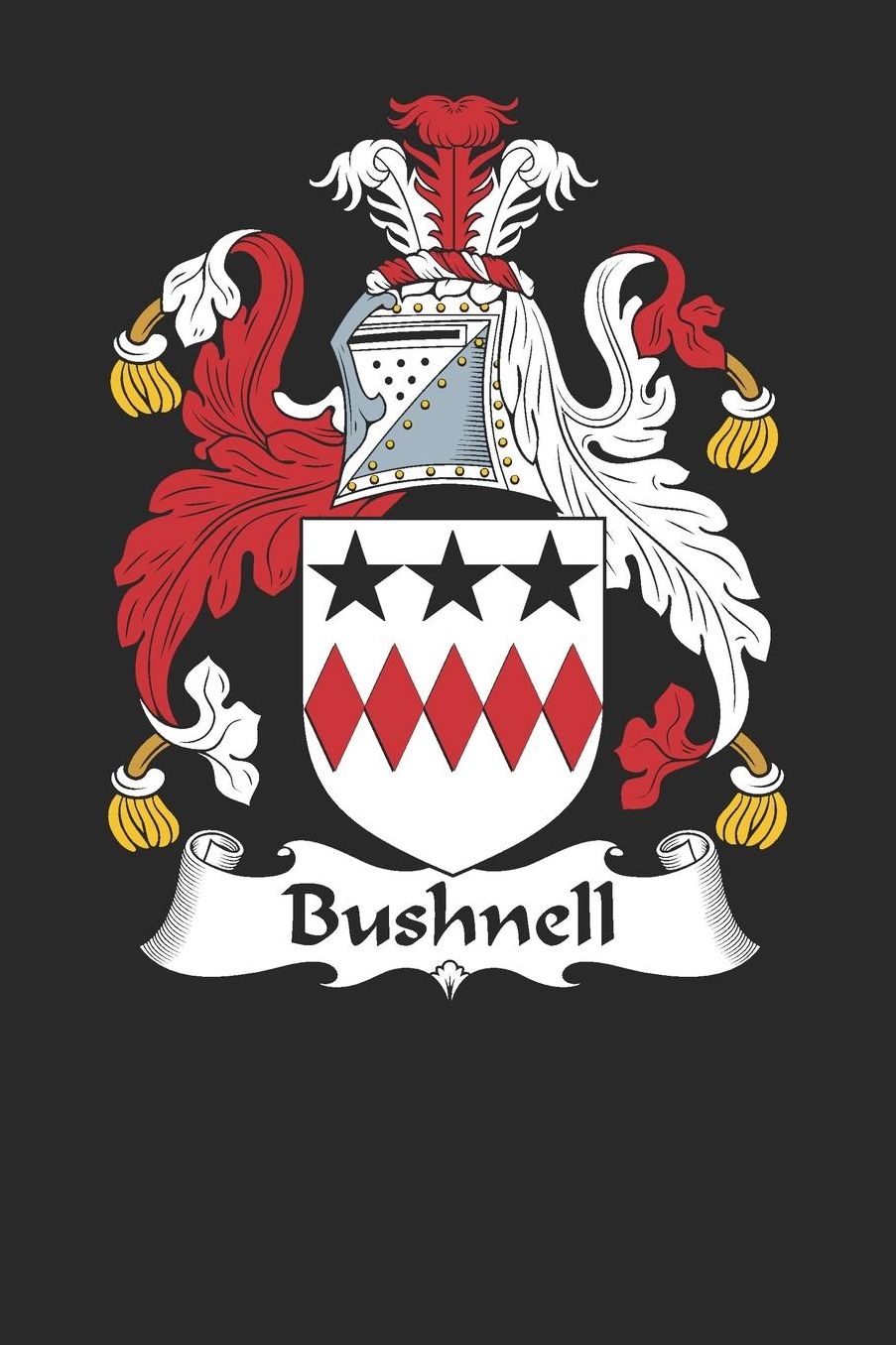 Bushnell: Bushnell Coat of Arms and Family Crest Notebook Journal (6 x 9 - 100 pages)