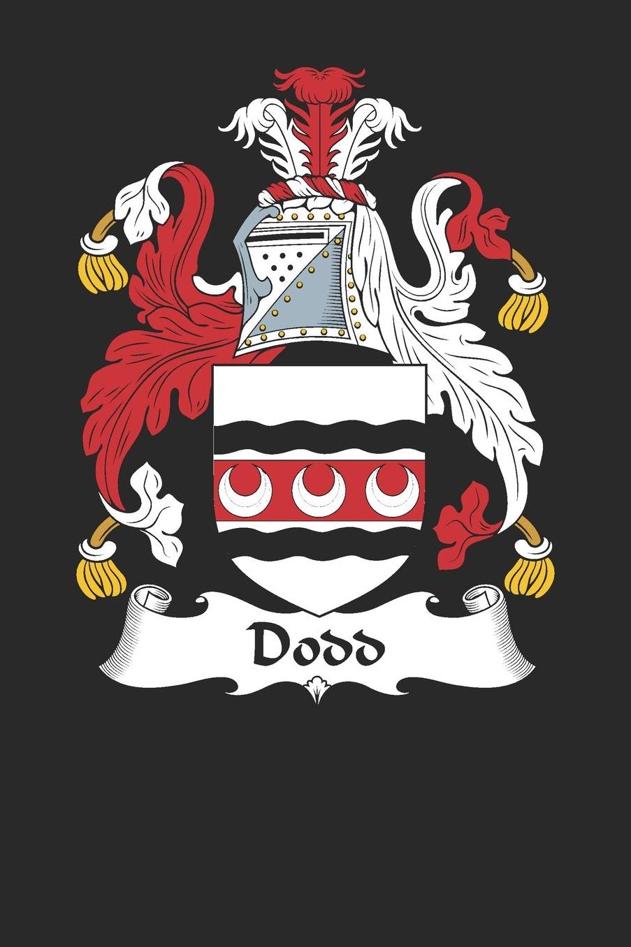 Dodd: Dodd Coat of Arms and Family Crest Notebook Journal (6 x 9 - 100 pages)