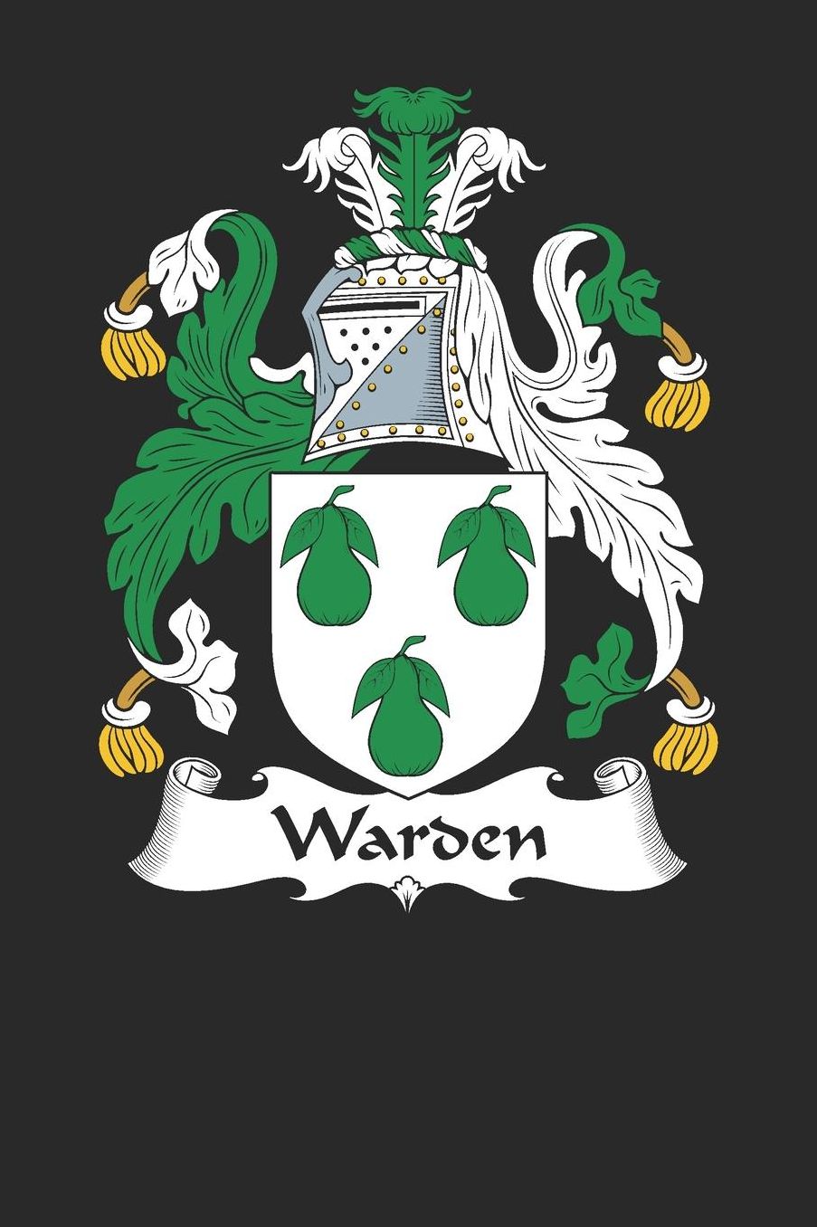 Warden: Warden Coat of Arms and Family Crest Notebook Journal (6 x 9 - 100 pages)