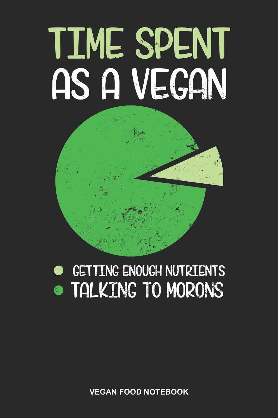 Vegan Food Notebook: Dotted Log Book For Vegetarian Or Vegan: Pro Vegan Journal Time Spent As Vegan Gift