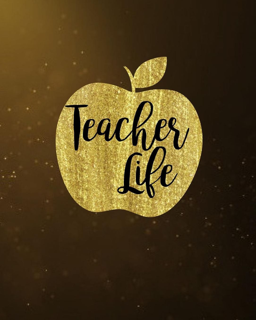 Teacher Life: Elegant Black Gold Teacher Journal Planner Notebook Organizer Daily Weekly Monthly Annual Activities Calendars To Do Class Lists Grade Tracker Back to School Teacher Appreciation Gift Undated 8x10 150 Pages White Paper