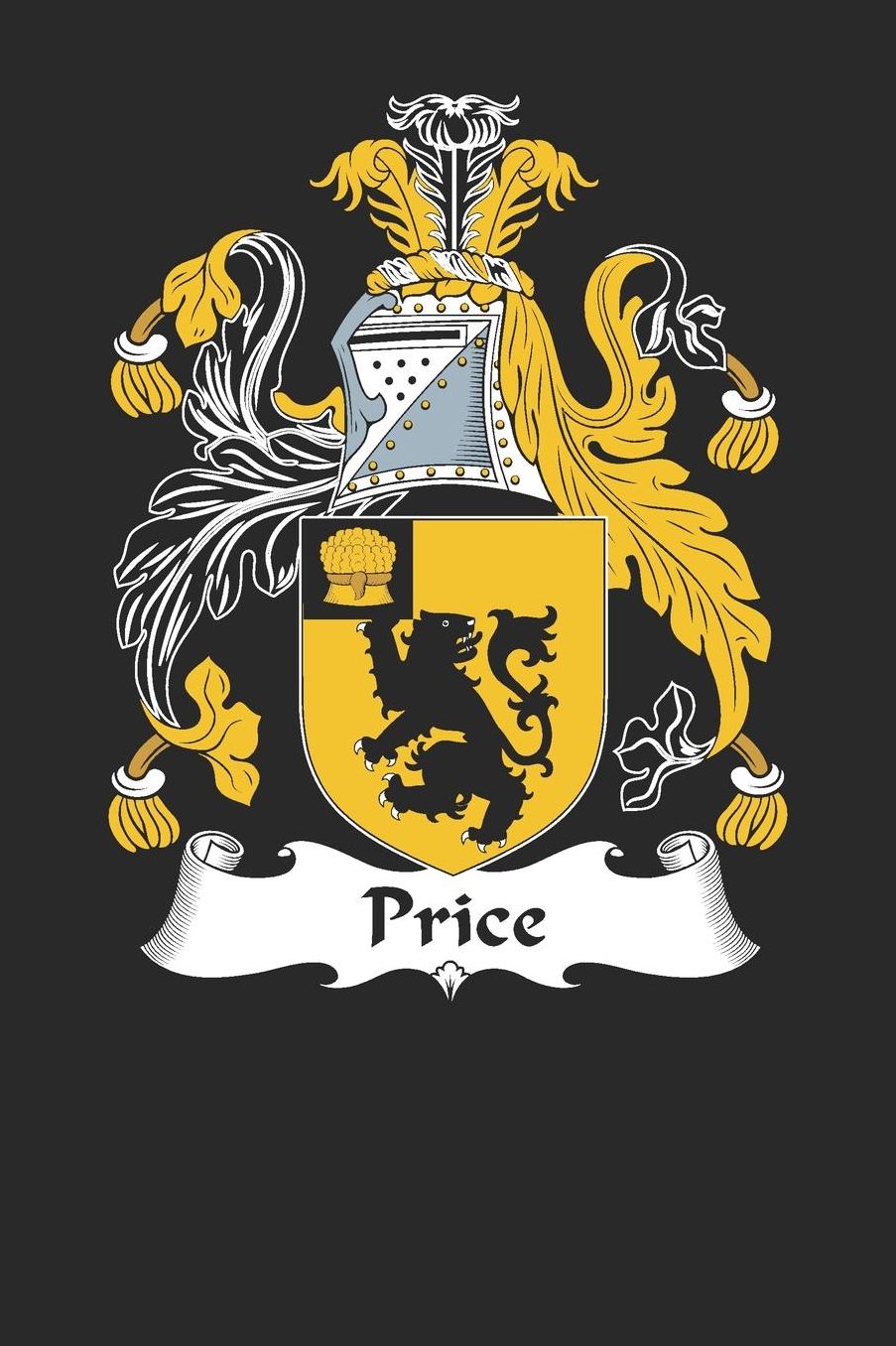 Price: Price Coat of Arms and Family Crest Notebook Journal (6 x 9 - 100 pages)