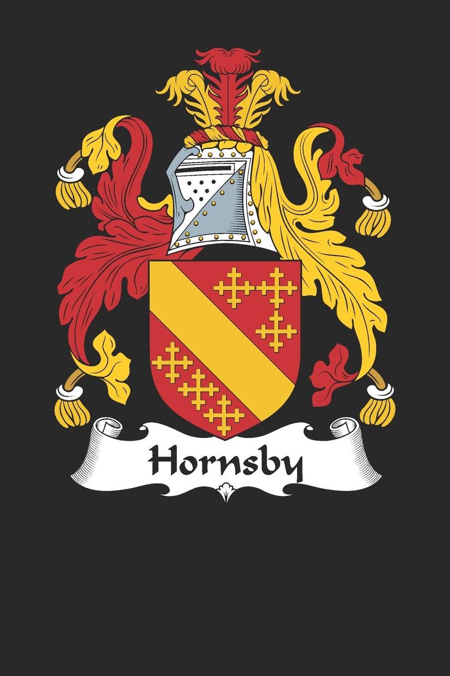Hornsby: Hornsby Coat of Arms and Family Crest Notebook Journal (6 x 9 - 100 pages)
