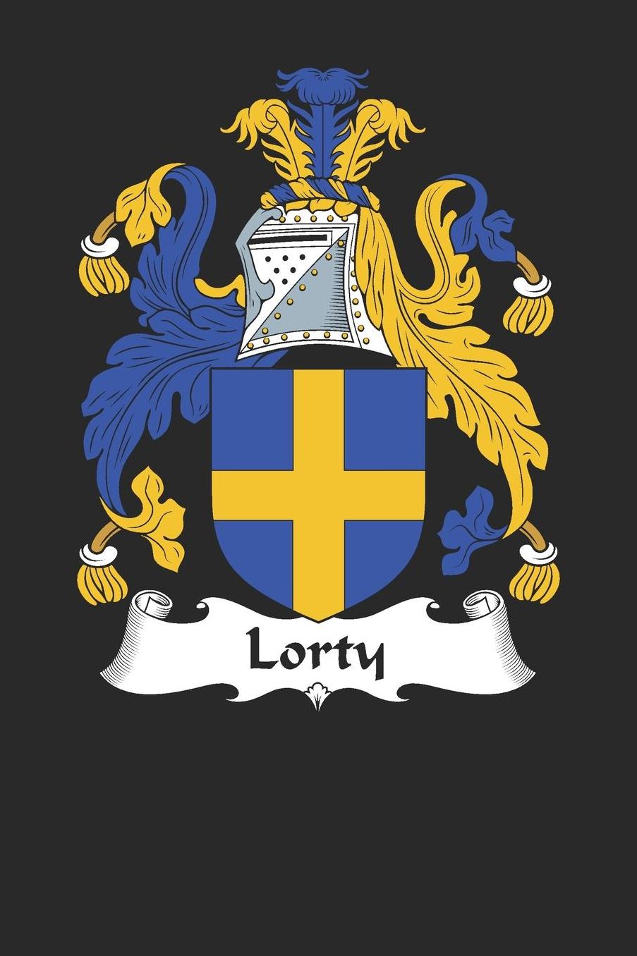 Lorty: Lorty Coat of Arms and Family Crest Notebook Journal (6 x 9 - 100 pages)