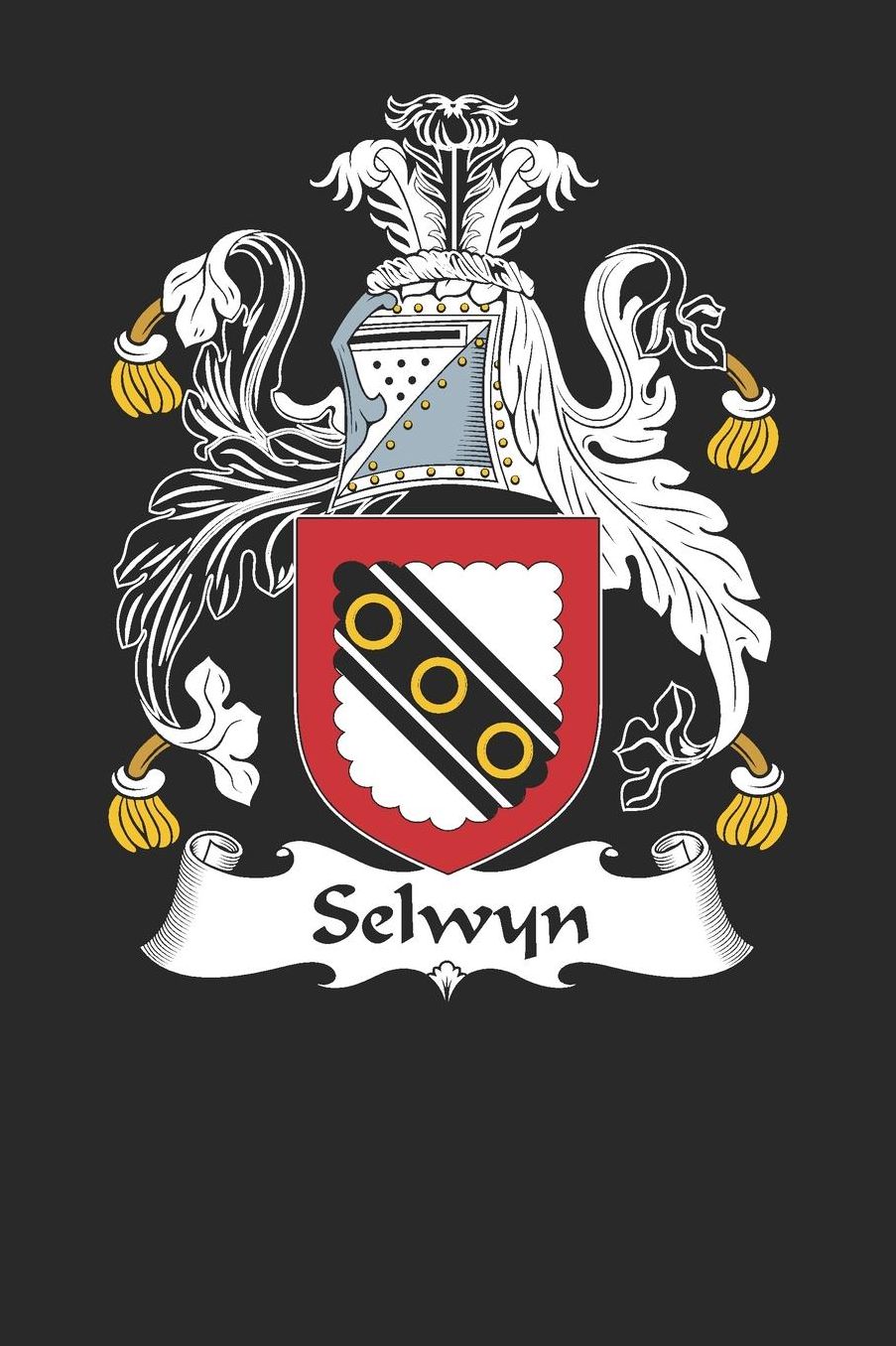 Selwyn: Selwyn Coat of Arms and Family Crest Notebook Journal (6 x 9 - 100 pages)