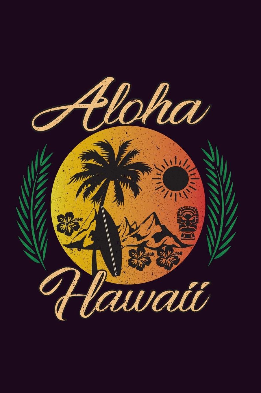 Aloha Hawaii: With a matte, full-color soft cover, this Bucket List Journal is the ideal size 6x9 inch, 90 pages cream colored pages . Make dreams come true. Get started today.