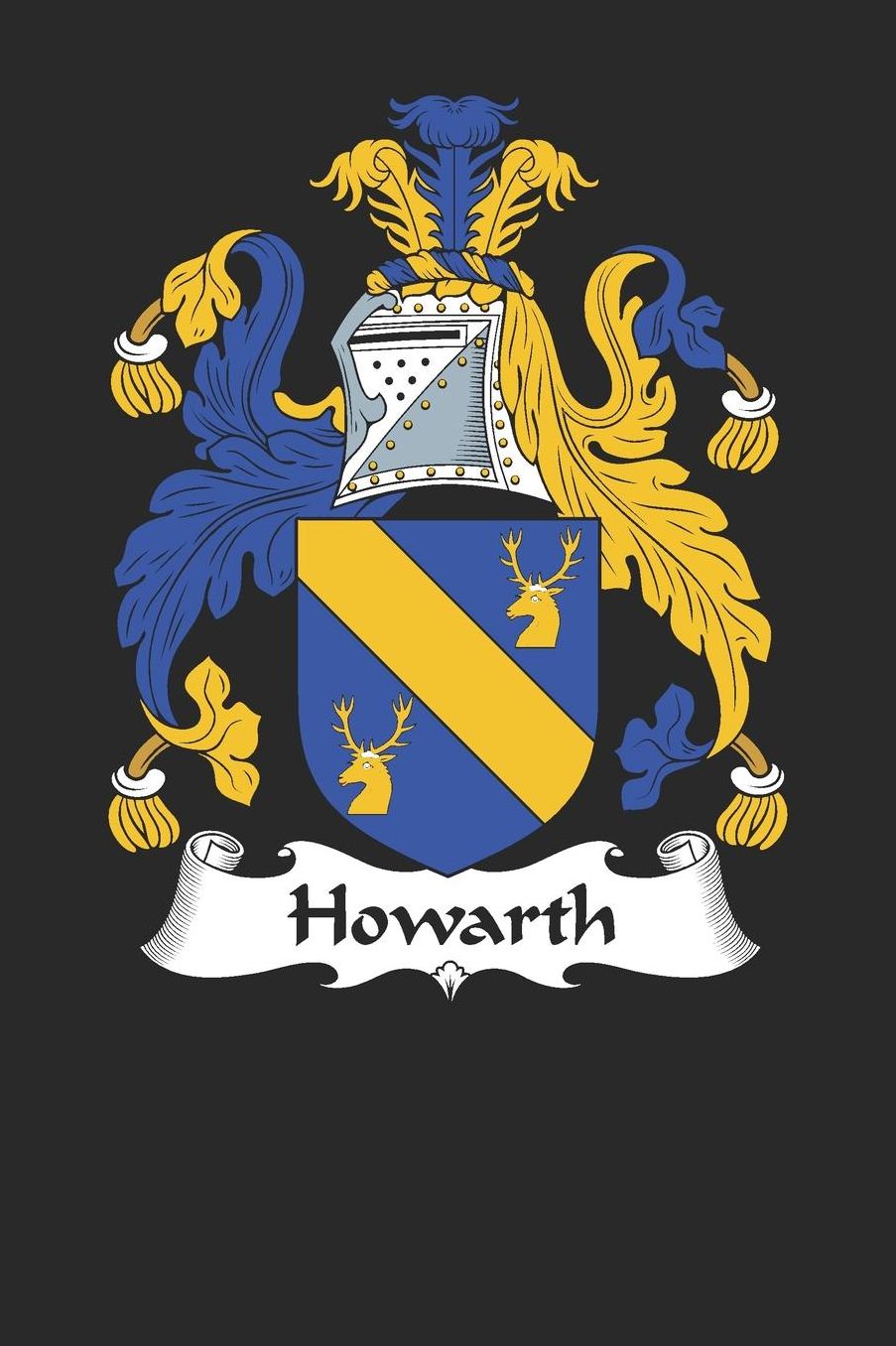 Howarth: Howarth Coat of Arms and Family Crest Notebook Journal (6 x 9 - 100 pages)